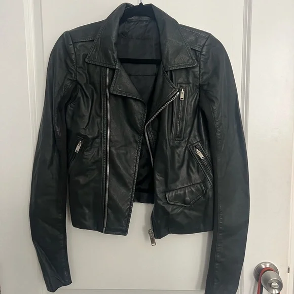 Rick Owens Leather Jacket - Picture 1 of 6